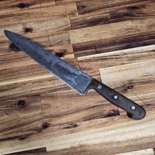 Vintage Gustav Emil Ern Solingen Germany Carbon Steel Chef's Knife 10