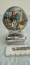 Vintage Canadian Mounted Police Rotating Perpetual Flip Calendar. NICE COND. picture