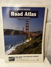 1998 Rand McNally Road Atlas 15.25”x11”x0.5” Stapled Vintage Mcw-GT2 -PRISTINE picture