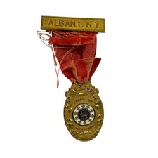 Antique Royal Arcanum Grand Council Medal - Albany NY picture