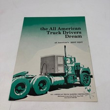 Vintage All American Rest Nest Truck Sleeper Sales Brochure picture