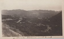 Topanga Canyon CA Antique Aerial Valley View 1923 - Original Photo picture