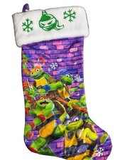 Ruz Teenage Mutant Ninja Turtles Christmas 20” Velour Stocking picture