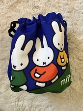 New Miffy Drawstring Lunch Storage Bag. Combine & Save Shipping $$ picture