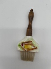 Vintage Davar Original Japan Ceramic Crumb Brush Wood Handle picture
