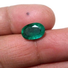 Excellent Zambian Emerald Oval 3.60 Crt Wonderful Green Faceted Loose Gemstone picture