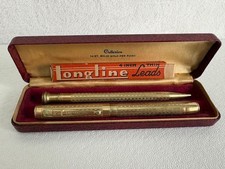 Vintage Criterion 14K Fountain Pen & Pencil set in original case picture