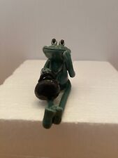 Vintage Janice Hester Signed Frog Doctor With Doctor Bag And Stethoscope  picture