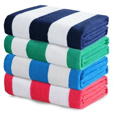 Exclusivo Mezcla Beach Towels 4 Pack 30x60 Navy/Blue/Red/Caribbean Green picture