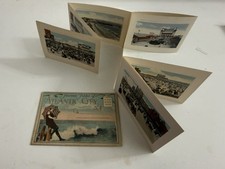 Antique Atlantic City NJ Souvenir Folder Postcard Views Boardwalk 1910s picture