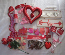 Lot of New Valentine's Day Items (12) - Ribbon/Picks/Craft-Decoration picture