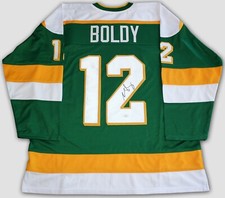 MATT BOLDY SIGNED MINNESOTA WILD CUSTOM HOCKEY JERSEY NHL AUTOGRAPHED +JSA COA picture