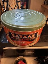 Vintage ESSKAY ALL PORK SAUSAGE Baltimore Maryland Tin Can Advertising Rare 10” picture