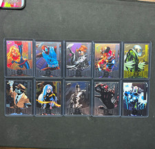 2022 SkyBox Metal Universe Spider-Man 10 Card Lot Marvel High Series picture