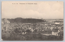 Vintage 1908 Postcard Panorama of Hoquiam Washington Early Town View picture