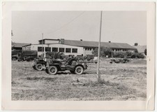 c1950s US Army Jeeps Motor Pool Germany Cold War Original Photograph picture