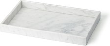 WILD WORKS Natural Carrara Marble Tray 11