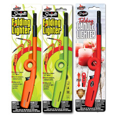 Scripto Refillable Multi-Purpose BGM7R Folding Lighters Random Colors 3-pack picture