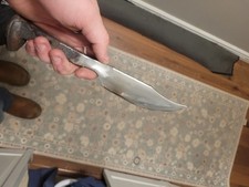 Railroad Spike Hand-Forged Knife picture
