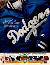 1993 Los Angeles Dodgers  Print Ad • Starter Jacket Diamond Collection 90s GA.34 picture