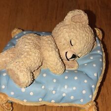 1998 Hamilton Collection Snuggle Bear Figurine Sweet Dream Snuggle ￼ picture
