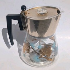 Vtg MCM David Douglas Flameproof Glass Coffee/Tea Percolator Carafe Pot - 8cups picture