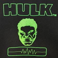 Marvel Hulk T-Shirt Bruce Banner Gamma Ray ECG Graphic Tee picture
