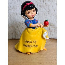 Hamilton Collection Snow White Apple Of Daddy's Eye Sculpture A0034 COA Disney picture