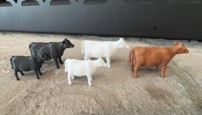 1/64th TOY Cows With Calves - 3D Printed - Red Angus picture