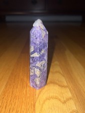Lepidolite Tower - 4.5 Inches (114.3mm) and 6.56oz (186g) picture