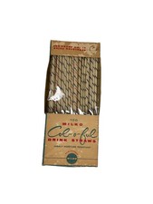 Vintage 1956 Milko Col-O-Ful Drink Straws Highly Moisture Resistant picture