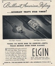 Magazine Ad - 1943 - Elgin Watches - World War 2 - (#2) picture