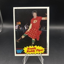 1985 Topps WWF Pro Wrestling Stars #7 Rowdy Roddy Piper picture