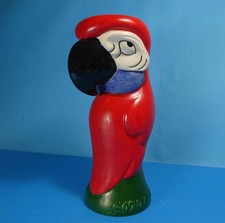 HAWAIIAN COTTAGE PARROT CERAMIC TIKI MUG-OTAGIRI JAPAN STICKER-1971-UNIQUE MOLD picture