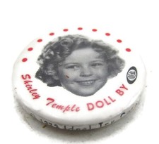 Vintage 1972 Shirley Temple Doll Promo Pinback Button Ideal Toy Co. Collectible picture