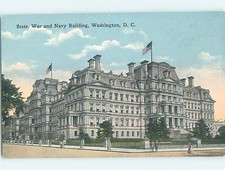 Unused Divided-Back STATE WAR AND NAVY BUILDING Washington DC : 60k cards hn9911 picture
