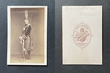 Watkins, London, The Earl of Caithness in Scottish Attracts, circa 1865 CDV vintag picture
