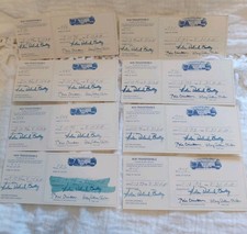 VTG White House Tour Passes Lot of 8 Clinton Rep Helen Delich Bentley 1993 1994 picture