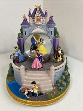 2003 Disney Princess Royal Ball Snow Globe Music Box Beauty And The Beast picture