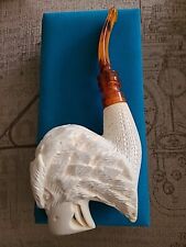 Meerschaum Pipe Shop Handmade Eagle Head Tobacco Pipe picture