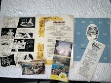 Vtg The Palm Springs Biltmore Hotel Restaurant Menus Ephemera Lot Original picture