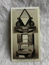 1937 Mitchell's Cigarettes WONDERFUL CENTURY 1837-1937 #16 Telegraphy  picture