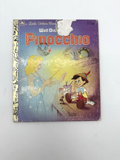 Pinocchio Vintage Little Golden Book Walt Disney 1948 Classic Original Kids Rare picture