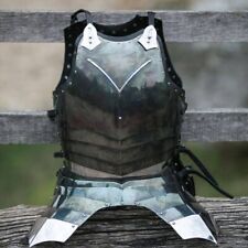 Dark Wolf Cuirass Blackened breastplate and backplate Chest Armor picture