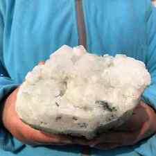 5.1 LB Natural White Calcite Quartz Crystal Cluster Mineral Specimen Healing picture
