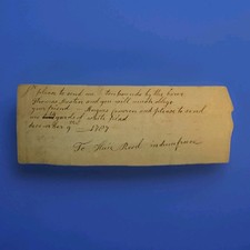1787 Huie Reed & Co Dumfries VA Angus Cameron Rev War Note Thomas Huston 
