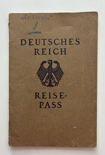 1929 Weimar Germany Passport Lot Paraguay Argentina Immigration Photo Fingerprin picture
