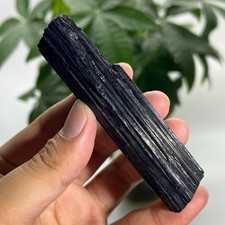 160g Rough Natural Black Tourmaline Quartz Crystal Mineral Specimen Healing picture