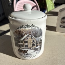 Currier And Ives Sugar Bowl picture