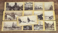 1880s Stereoview Photo Card x13 - YOSEMITE VALLEY California Falls El Capitan picture